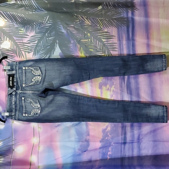 Miss YOU skinny stretch denim women's jeans size 5/6 - Picture 2 of 4